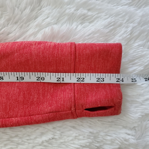 Adidas Sweater XS Womens Pullover Hooded Coral Pink - Picture 8 of 8